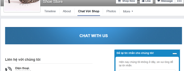Tạo tập khách hàng tiềm năng với live chat trên fanpage