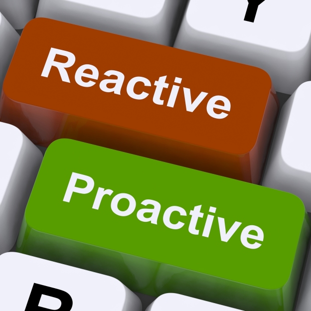Proactive And Reactive Keys Show Initiative And Improvement