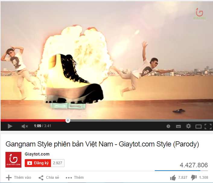 Quảng cáo "ăn theo" trào lưu Gangnam Style