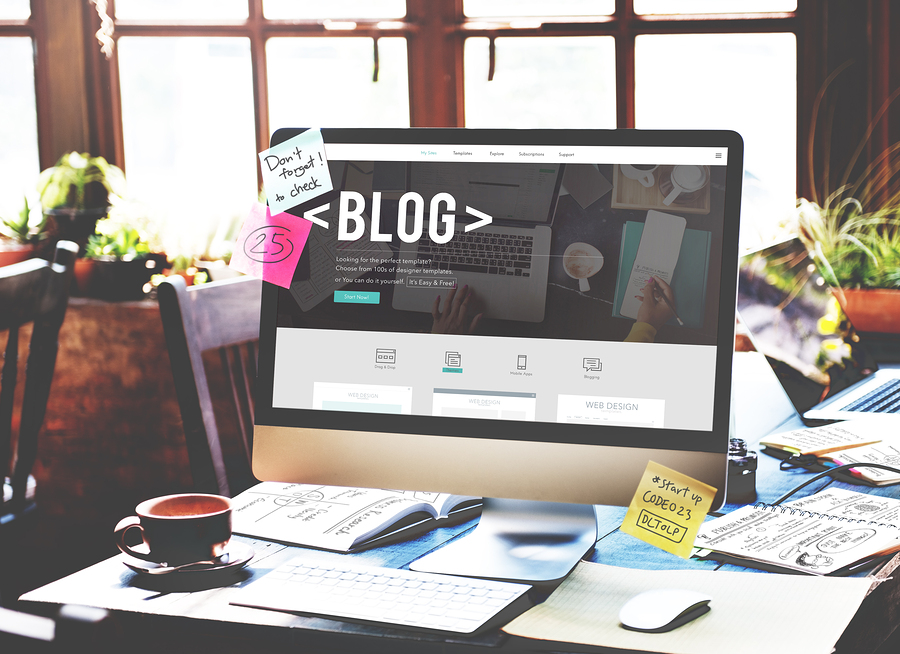 Blog Blogging Homepage 
