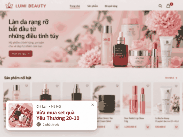 Tính năng thông báo đơn hàng của Subiz