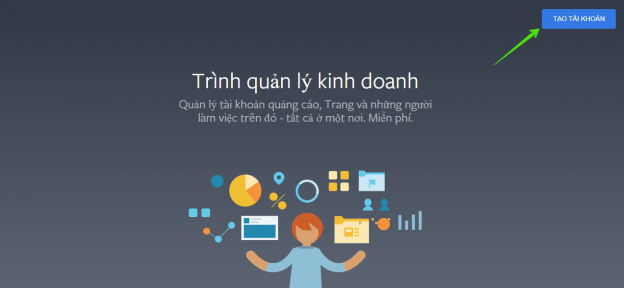 Tạo tài khoản facebook business