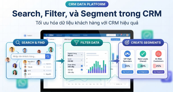 Search, Filter and Segment in CRM