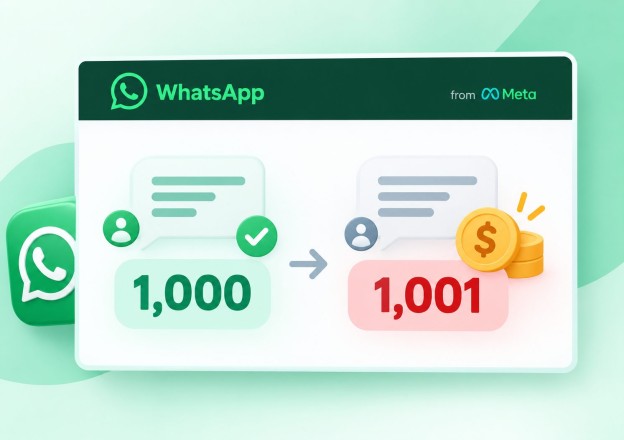 WhatsApp bắt đầu tính phí tin nhắn dịch vụ từ 01/10/2026