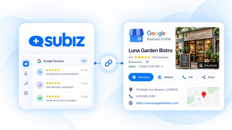 Tích hợp Google Business Profile lên Subiz