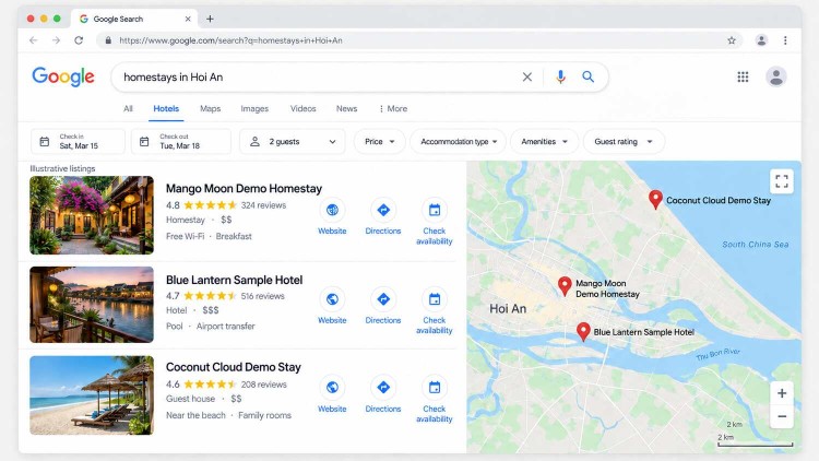Các kênh marketing du lịch: Google Maps và Google Business Profile