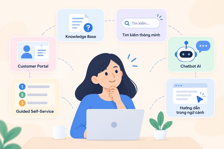 6 cách thúc đẩy khách hàng tự phục vụ (Self-Service) trên website