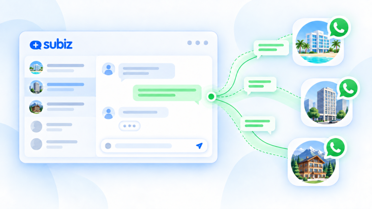 Subiz WhatsApp: Quản lý tập trung tin nhắn từ nhiều WhatsApp