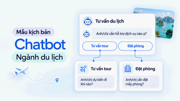 Các mẫu kịch bản chatbot ngành du lịch